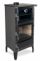 Preview: [B-Ware] EEK A - Kaminofen Holzherd Modell 306 mit Backfach+Herdplatte - 12,87 kW