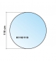 Preview: (Sofort lieferbar!) Kreis Motiv Zitrone 110x110cm - Funkenschutzplatte Kaminbodenplatte Glasplatte