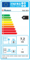 Preview: [B-Ware] EEK A+ Kaminofen Plamen Dora 10N mit Herdplatte, schwarz - 7,2kW