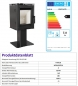 Preview: EEK A - Kaminofen Kratki KOZA K5 SN mit Standfuß - 7 kW