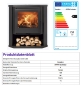 Preview: EEK A Eck-Kaminofen Panadero Sintra EcoDesign - 7,0 kW