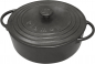 Preview: Gusseisen-Kasserolle 8,6 Liter - Ø 300 x 225 mm Topf mit Deckel aus Gusseisen - Dutch Oven