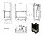 Preview: EEK A - Kamineinsatz Kratki MBA 17 mit Seitenscheibe rechts und Schiebetür - 17 kW