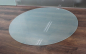 Preview: Kreis *Frosty* 90x90cm - Funkenschutzplatte Milchglas Kaminbodenplatte Glasplatte
