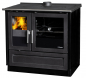 Preview: EEK A+ Holzherd Plamen 910 schwarz, externe Zuluft, 9 kW Dauerbrandherd