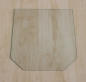Preview: Sechseck 100x110cm - Funkenschutzplatte Kaminbodenplatte Glasplatte