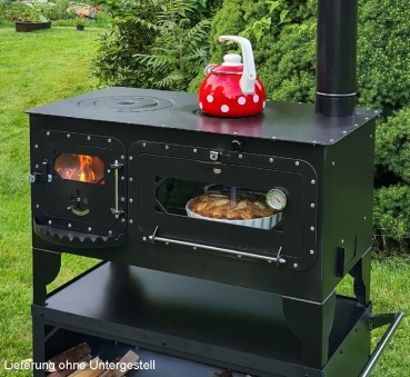 XL Holzbackofen "Elise XL" Kochstelle Gartenküche Pizza-/Brotbackofen Zeltofen