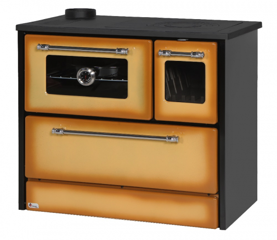 EEK A Küchenofen Holzherd 701-G Omega Cappuccino, linke Version - 9,18 kW