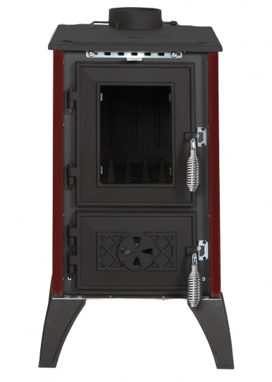 EEK A - Kaminofen mit Herdplatte 806 IGLO burgundy - 10,6kW