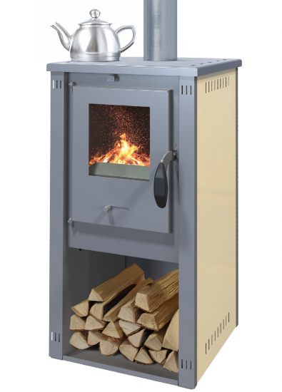 EEK A+ Kaminofen Okta M creme - 3,9kW