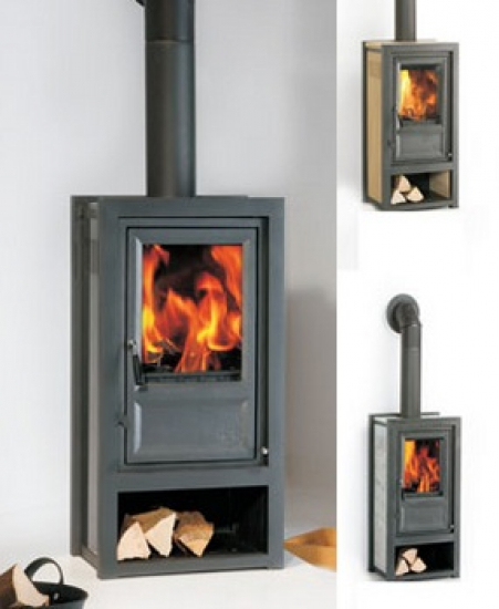 EEK A+ - Kaminofen Globe Fire LUNA II L Naturstein - 6 kW