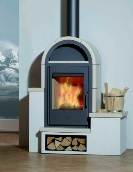 EEK A Kaminofen Fireplace Serena Keramik  7 kW 